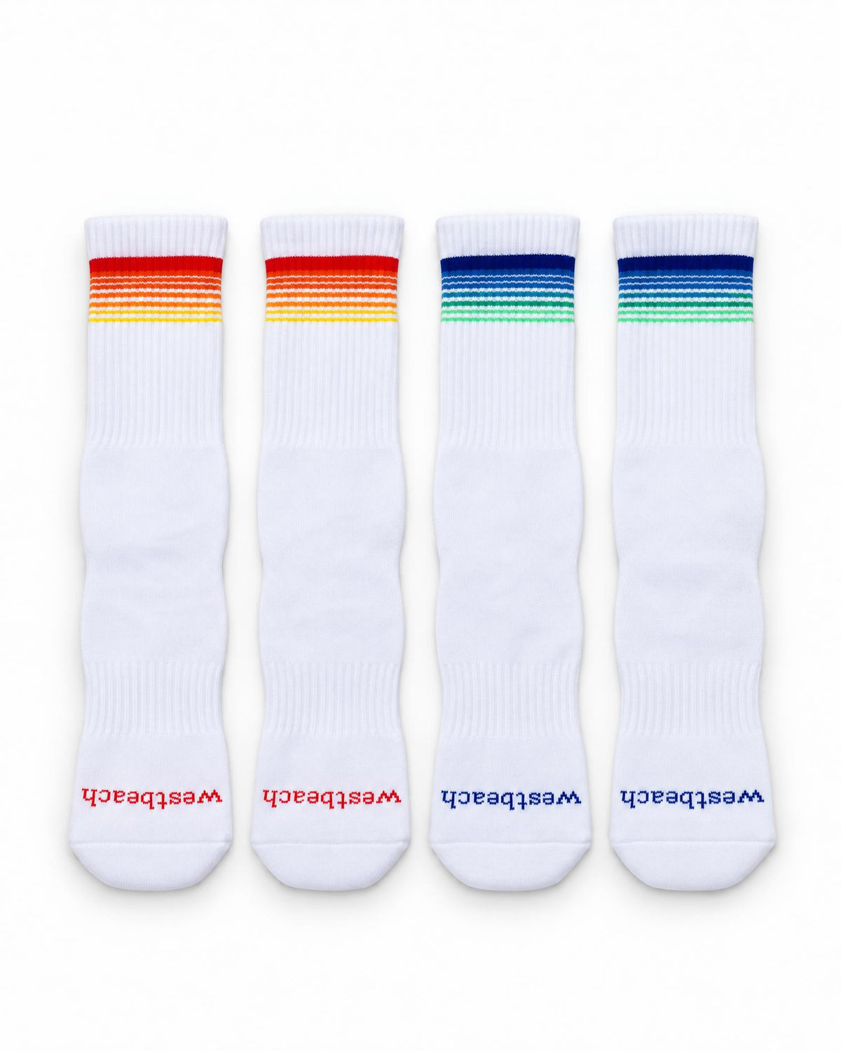 red/orange blue/green | Top flat lay