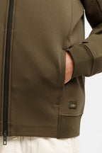 Olive Pit | On Model Front Pocket Detail