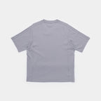 Chiseled Stone | Back A light gray short-sleeve t-shirt shown from the back, laid flat against a clean, light gray background.
