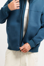 Stillwater Blue | On Model Detail Zipper