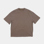 Cabin Smoke | Front Brown t-shirt on a light gray background